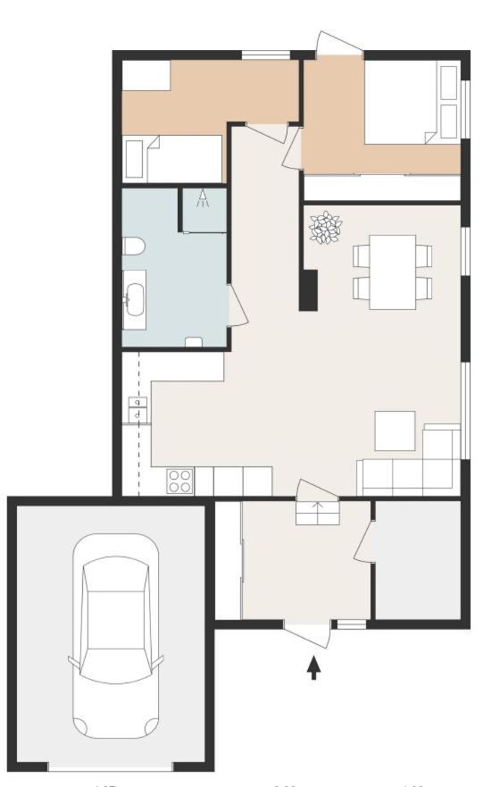 Cozy Elegant 2Bedroom Apt W/Parking And Nice View トロムソ エクステリア 写真
